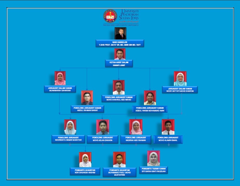 ORGANIZATION CHART 2022 – UPSI | Bahagian Audit Dalam